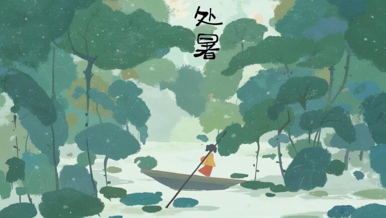 The scattered summer clouds, the gentle cool breeze rises, Chushu