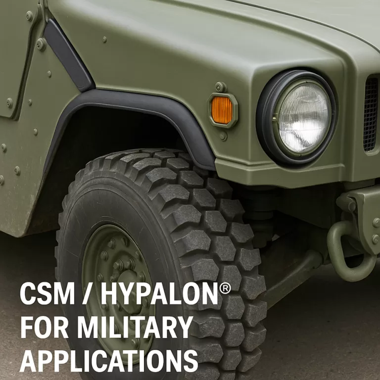 CSM / Hypalon® for Military Applications | YQXPOLYMER Defense-Grade Elastomers