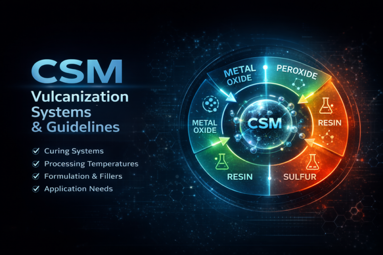 CSM Vulcanization Systems and Processing Guide | Chlorosulfonated Polyethylene Formulation | YQXPOLYMER